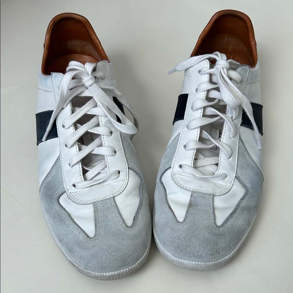 Beckett Simonon Morgen Leather and Suede Trainers